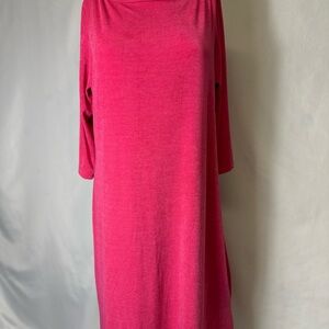 Vintage Carolyn Strauss Hot Pink Size Large Dress